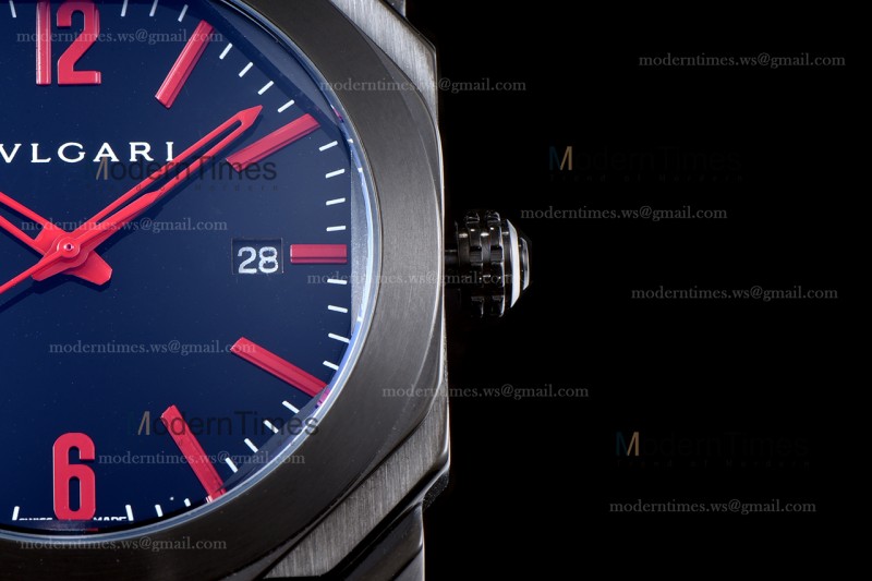 Bvlgari OCTO Series PVD/RU Blk/Blk JIF Quartz 102738