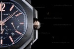Bvlgari OCTO Series PVD/RU Blk/Blk JIF Quartz 102630