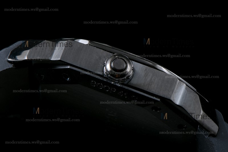 Bvlgari OCTO Series PVD/RU Blu/Blk JIF Quartz 102737