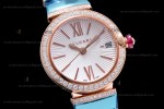 Bvlgari LVCEA Series Diams RG/RG Wht BVF Automatic/Quartz 