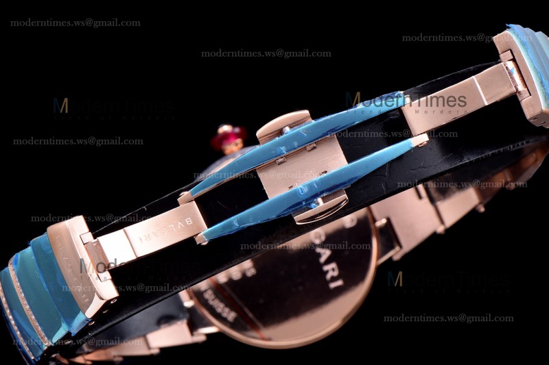 Bvlgari LVCEA Series Diams RG/RG Blu BVF Automatic/Quartz 