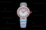 Bvlgari LVCEA Series Diamonds RG/RG TT Wht BVF Automatic/Quartz 