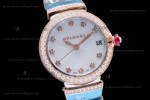 Bvlgari LVCEA Series Diamonds RG/RG TT Wht BVF Automatic/Quartz 