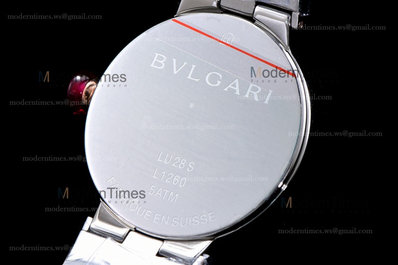 Bvlgari LVCEA Series Diamonds RG/RG TT Blk BVF Automatic/Quartz 