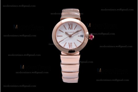 Bvlgari LVCEA Series RG/RG Wht BVF Automatic/Quartz 