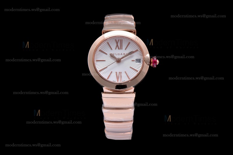 Bvlgari LVCEA Series RG/RG Wht BVF Automatic/Quartz 