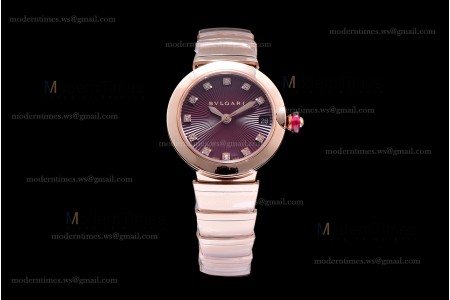Bvlgari LVCEA Series RG/RG Red BVF Automatic/Quartz 