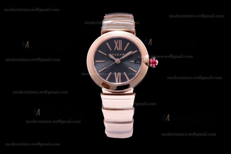 Bvlgari LVCEA Series RG/RG Blk BVF Automatic/Quartz 