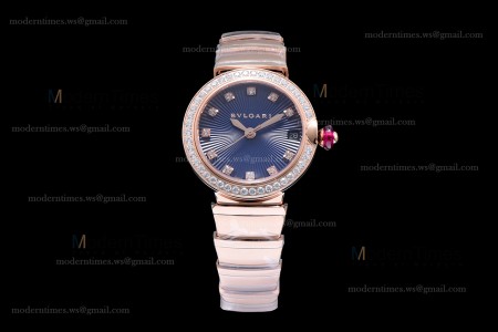 Bvlgari LVCEA Series Diams RG/RG Blu BVF Automatic/Quartz 
