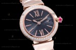 Bvlgari LVCEA Series Diams RG/RG Blk BVF Automatic/Quartz 