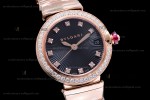 Bvlgari LVCEA Series Diams RG/RG Blk BVF Automatic/Quartz 