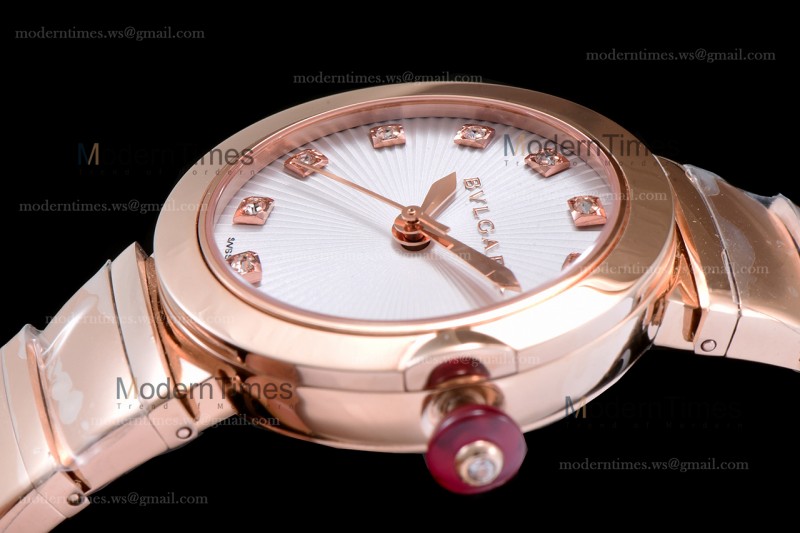 Bvlgari LVCEA Series RG/RG Wht BVF Automatic/Quartz 