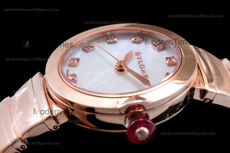 Bvlgari LVCEA Series RG/RG Wht BVF Automatic/Quartz 