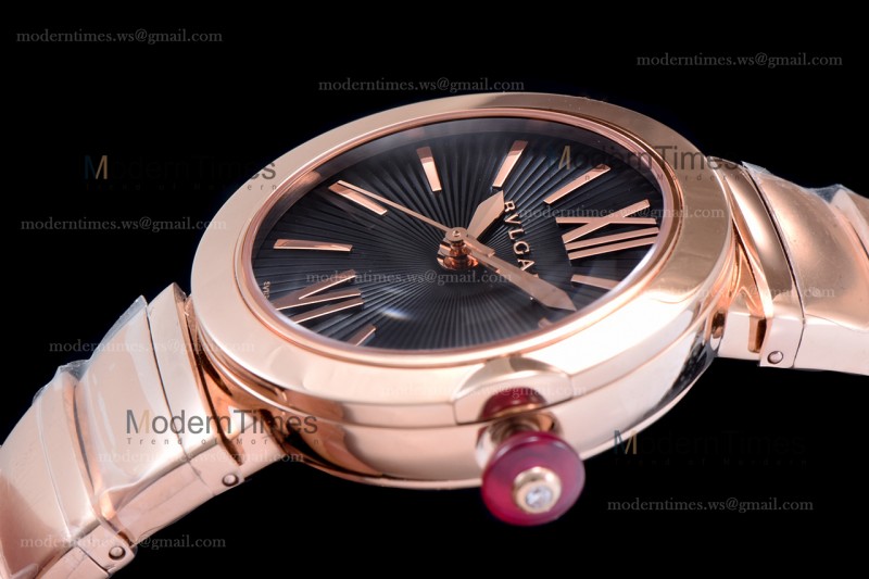 Bvlgari LVCEA Series RG/RG Blk BVF Automatic/Quartz 