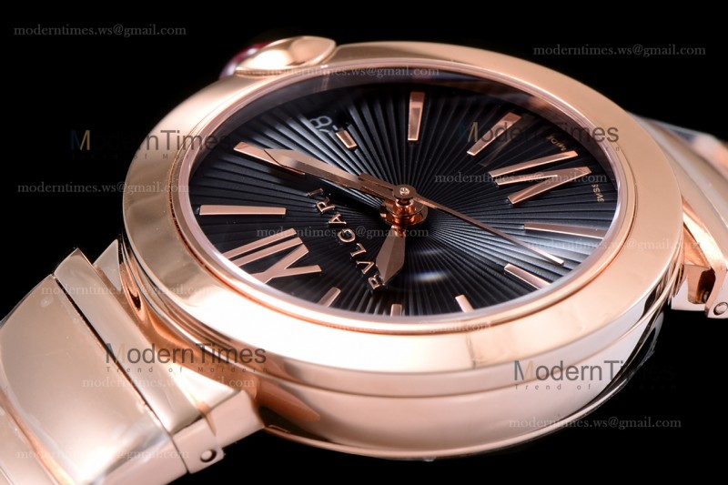 Bvlgari LVCEA Series RG/RG Blk BVF Automatic/Quartz 
