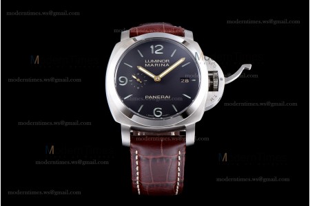 Panerai Luminor 1950 Series SS/RU Blk/Bro VSF Automatic PAM00351