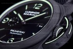 Panerai Luminor Series Carbon SS/LE Blk/Blk VSF Automatic PAM01118