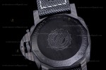 Panerai Luminor Series Carbon SS/LE Blk/Blk VSF Automatic PAM01118