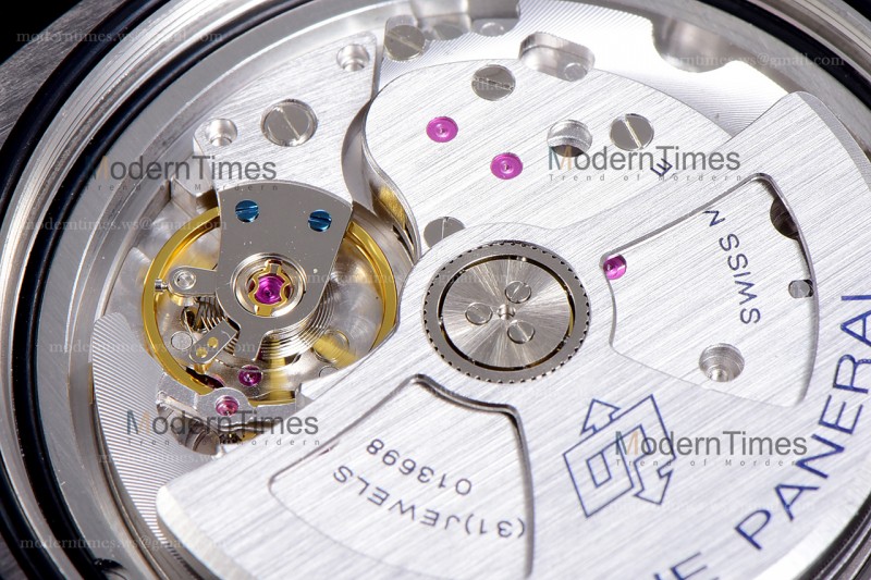 Panerai Luminor Series Carbon SS/LE Blk/Blk VSF Automatic PAM01118