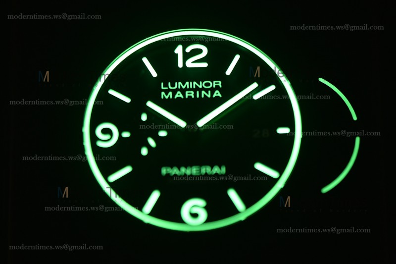 Panerai Luminor Series Carbon SS/LE Blk/Blk VSF Automatic PAM01118