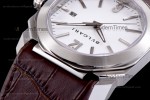 Bvlgari OCTO Series SS/LE Wht/Bro ZLO Automatic 102207 BGO41WSLD