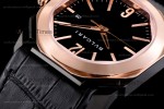 Bvlgari OCTO Series TT/RG PVD/LE Blk/Blk ZLO Automatic 102485 BGO41BBSPGVD