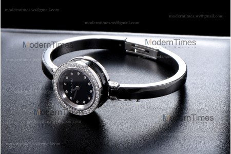 Bvlgari Bzero1 Series Diams PVD/PVD Blk ZLO Quartz 102085 BZ23BSCC.M