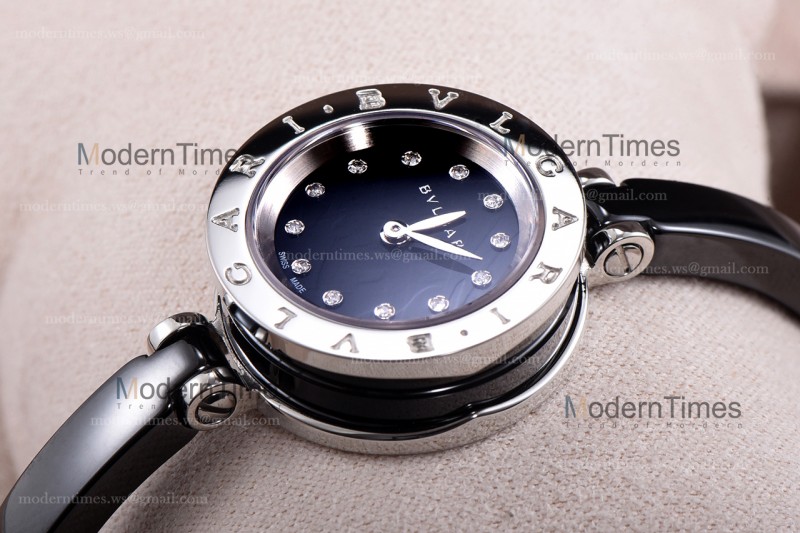 Bvlgari Bzero1 Series Diams PVD/PVD Blk ZLO Quartz 102085 BZ23BSCC.M