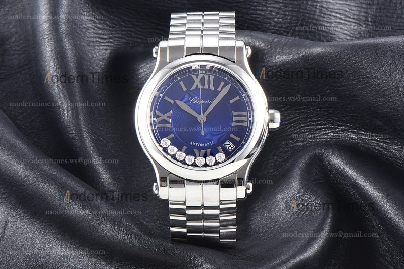Chopard Happy Diamonds Sapphire SS/SS Blu YFF ASIA2892-2 Automatic 278559-3009