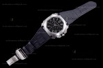 Bvlgari OCTO Series SS/LE Blk/Blk ZLO Quartz 102103 BGO41BSLDCH