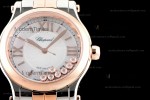 Chopard Happy Diamonds Sapphire RG/RG TT Wht YFF ASIA2892-2 Automatic 278559-6009