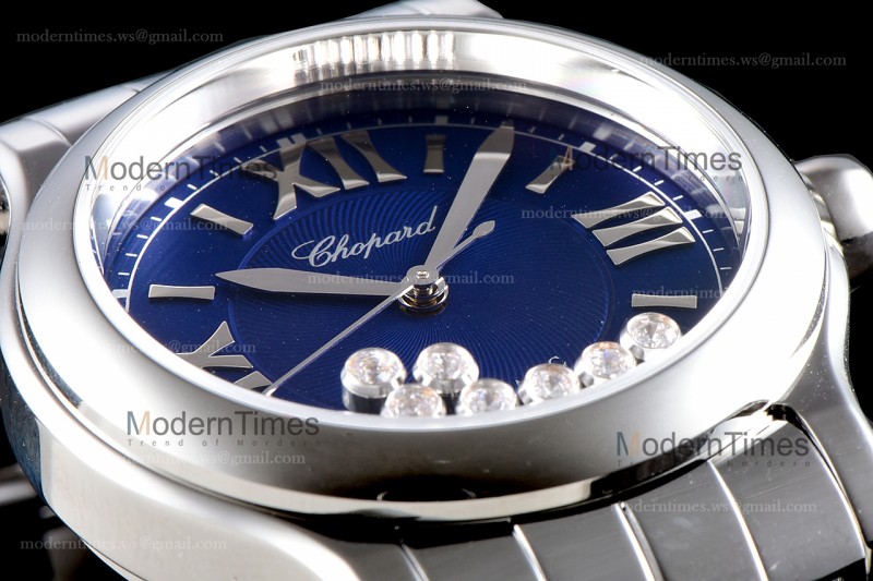 Chopard Happy Diamonds Sapphire SS/SS Blu YFF ASIA2892-2 Automatic 278559-3009