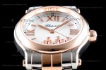 Chopard Happy Diamonds Sapphire RG/RG TT Wht YFF ASIA2892-2 Automatic 278559-6009