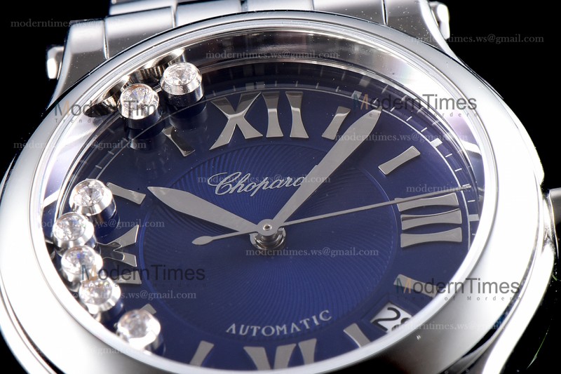 Chopard Happy Diamonds Sapphire SS/SS Blu YFF ASIA2892-2 Automatic 278559-3009