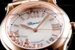Chopard Happy Diamonds Sapphire RG/RG Wht YFF ASIA2892-2 Automatic 274808-5009