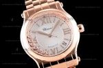 Chopard Happy Diamonds Sapphire RG/RG Wht YFF ASIA2892-2 Automatic 274808-5002