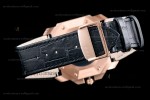 Bvlgari OCTO Series RG/LE Wht/Blk ZLO Quartz 102115 BGOP41BGLDCH