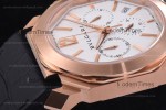 Bvlgari OCTO Series RG/LE Wht/Blk ZLO Quartz 102115 BGOP41BGLDCH