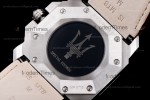 Bvlgari OCTO Series SS/LE Wht/Bro ZLO Quartz 102103 BGO41BSLDCH