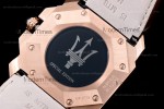 Bvlgari OCTO Series RG/LE Wht/Bro ZLO Quartz 102115 BGOP41BGLDCH