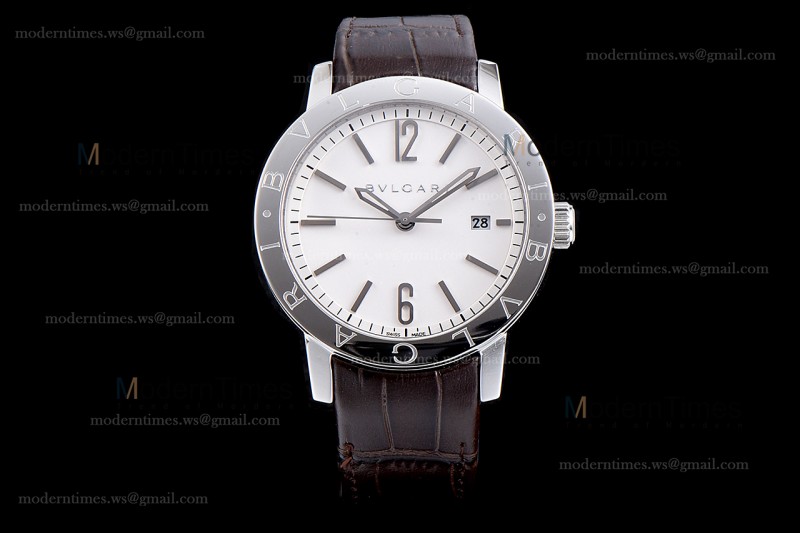 Bvlgari Bvlgari Series SS/LE Wht/Bro  JUN Automatic 102056 BB41WSLD