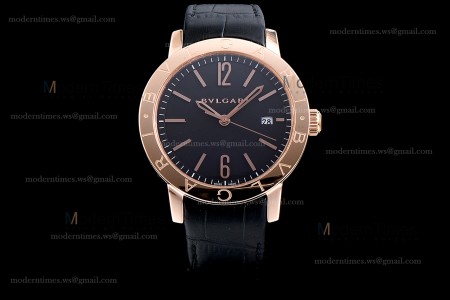 Bvlgari Bvlgari Series RG/LE Blk/Blk  JUN Automatic 102261 BBP39BGLD