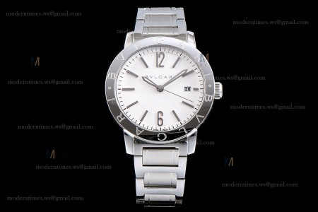 Bvlgari Bvlgari Series SS/SS Wht  JUN Automatic 102110 BB39WSSD