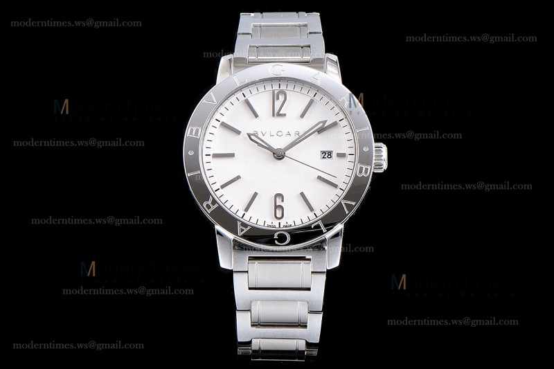 Bvlgari Bvlgari Series SS/SS Wht  JUN Automatic 102110 BB39WSSD
