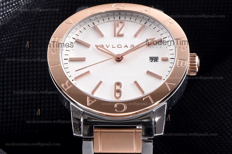 Bvlgari Bvlgari Series RG/RG Wht/TT  JUN Automatic 102053 BB41WSPGD