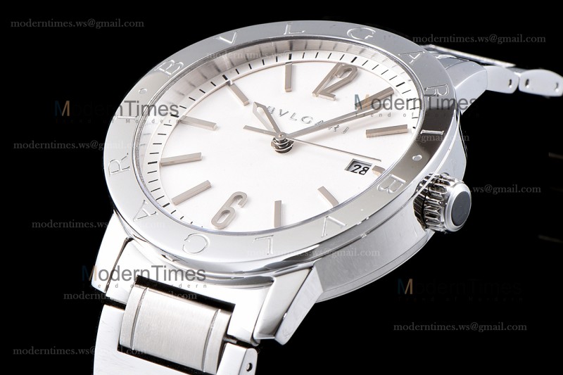 Bvlgari Bvlgari Series SS/SS Wht  JUN Automatic 102110 BB39WSSD