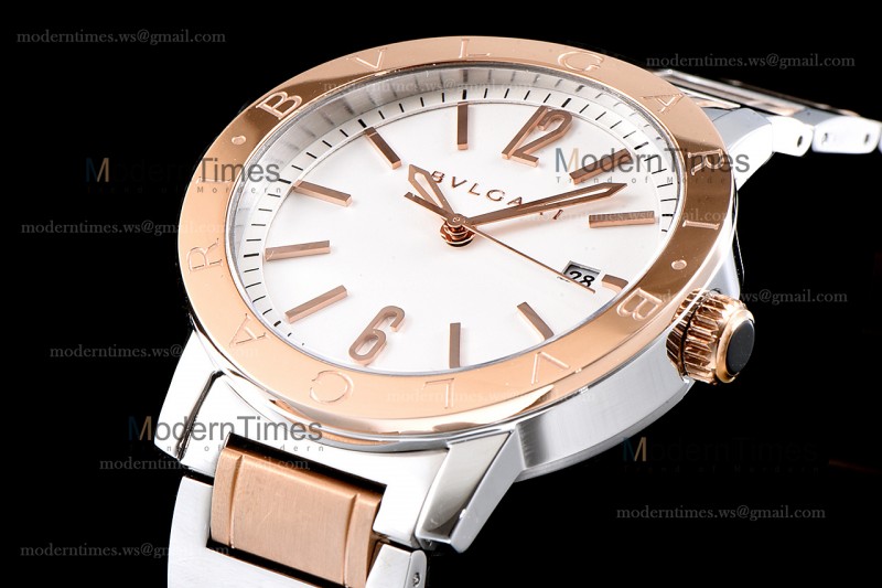 Bvlgari Bvlgari Series RG/RG Wht/TT  JUN Automatic 102053 BB41WSPGD