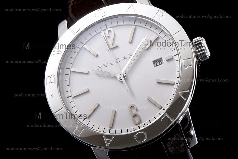 Bvlgari Bvlgari Series SS/LE Wht/Bro  JUN Automatic 102056 BB41WSLD