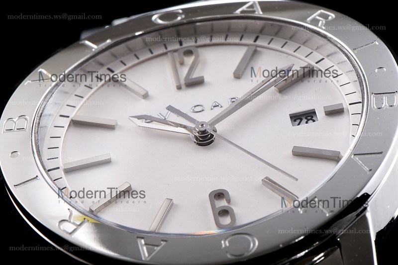 Bvlgari Bvlgari Series SS/SS Wht  JUN Automatic 102110 BB39WSSD