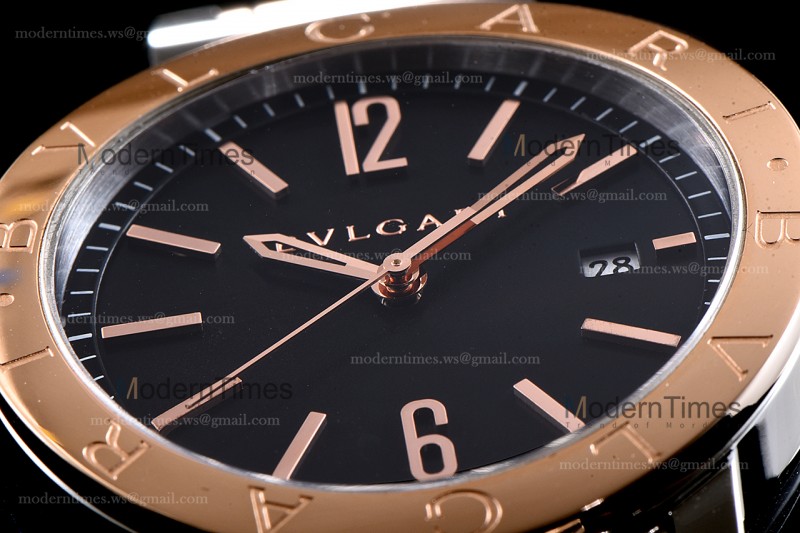 Bvlgari Bvlgari Series RG/RG Blk/TT  JUN Automatic 102053 BB41WSPGD